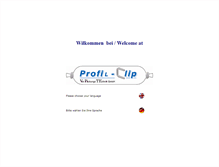 Tablet Screenshot of profil-clip.de